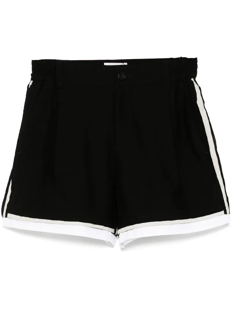 Feng Chen Wang shorts med fickor - Svart