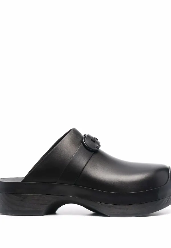 Ferragamo Gancini träskor - Svart