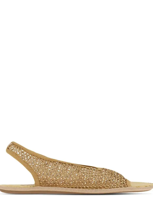 Ferragamo Nomadic Stories slingback-sandaler - Guldfärgad