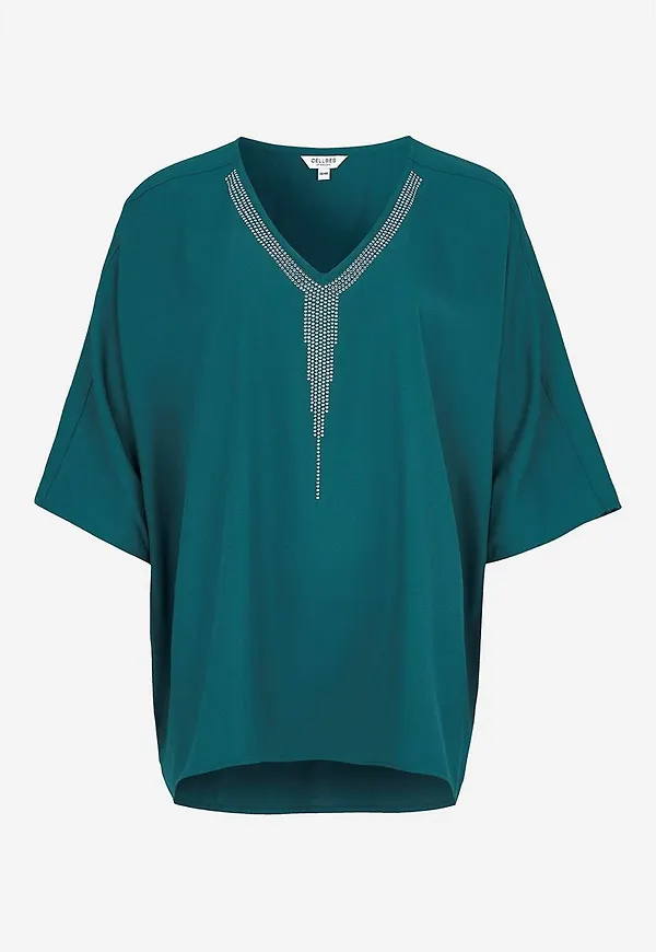 Festblus med nitdetaljer Gerda