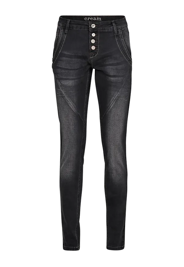 Cream - Jeans Baiily Power Stretch - Svart