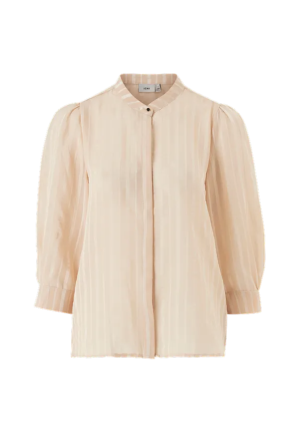 ICHI - Blus ixDonna MS Shirt - Natur