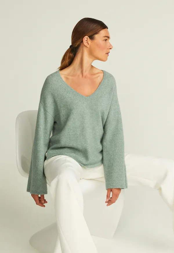 Fie v-neck knit