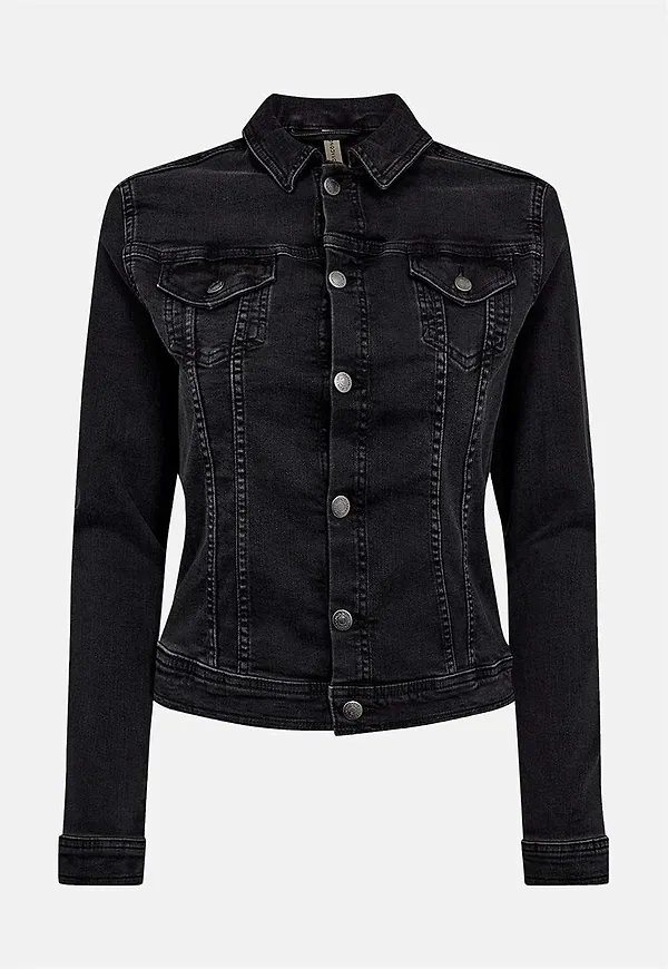 Figursydd jeansjacka Kimberly