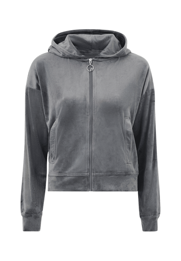 FILA - Huvtröja Cudrefin Cropped Zip Hoody Jacket - Grå - 36