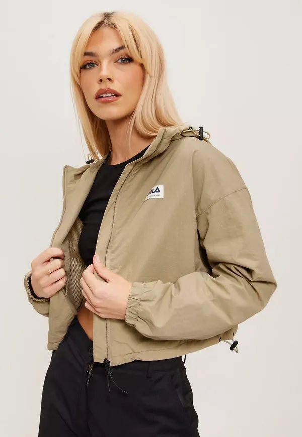 Fila - Jackor - Fields of Rye - TRAMM Cropped Wind Jacket - Jackor & Kappor - Jackets