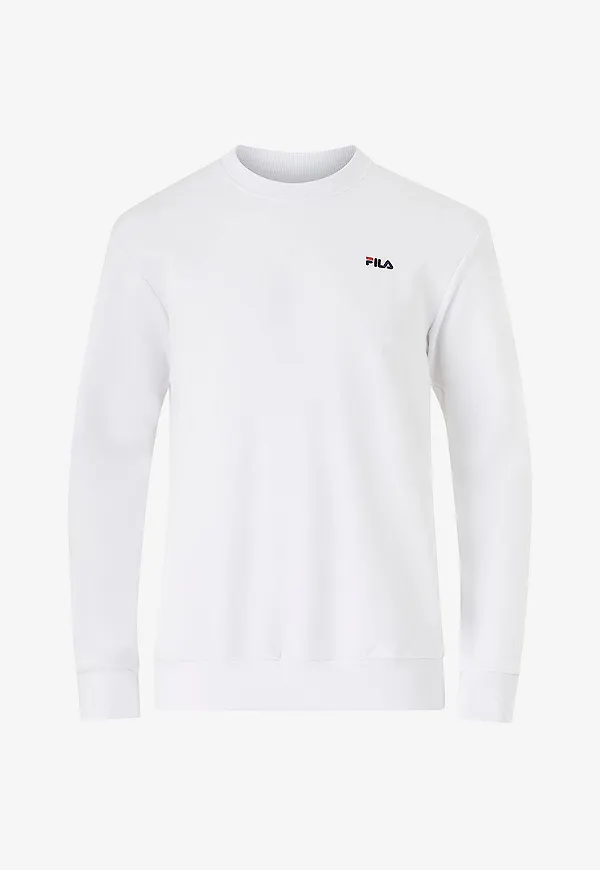 FILA - Sweatshirt Leverano Regular Crew Sweat - Vit