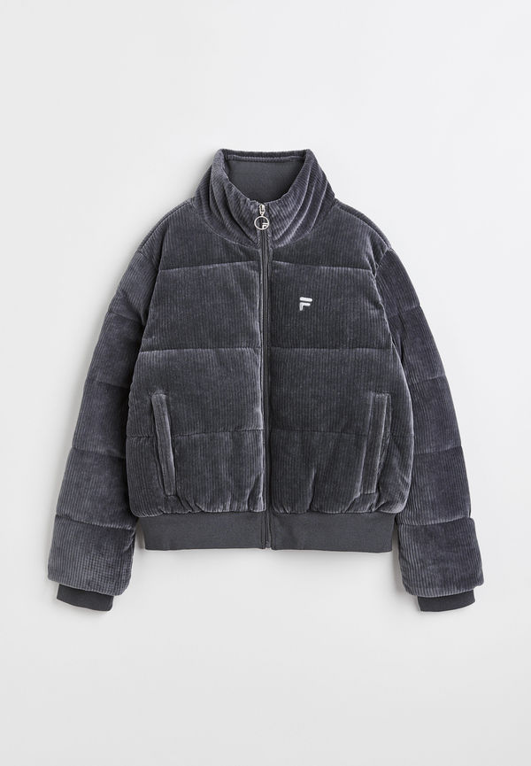 Fila Corleone Puff Jacket Grey, Jackor i storlek S och färg Grå