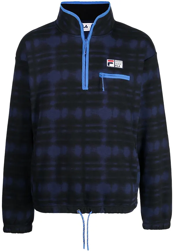 Fila Descender pullover med dragkedja - Blå