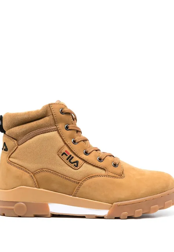 Fila Grunge läderstövletter - Brun