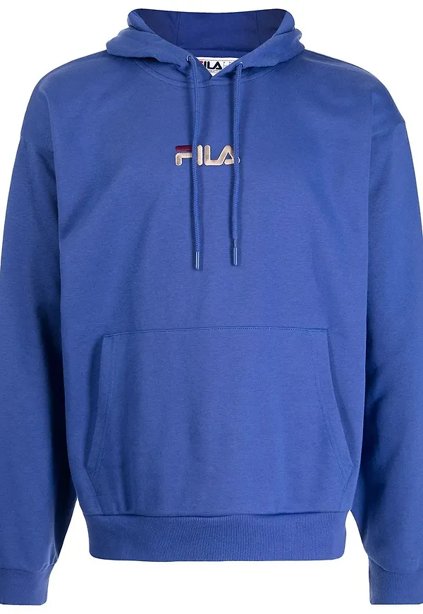 Fila hoodie med broderad logotyp - Lila