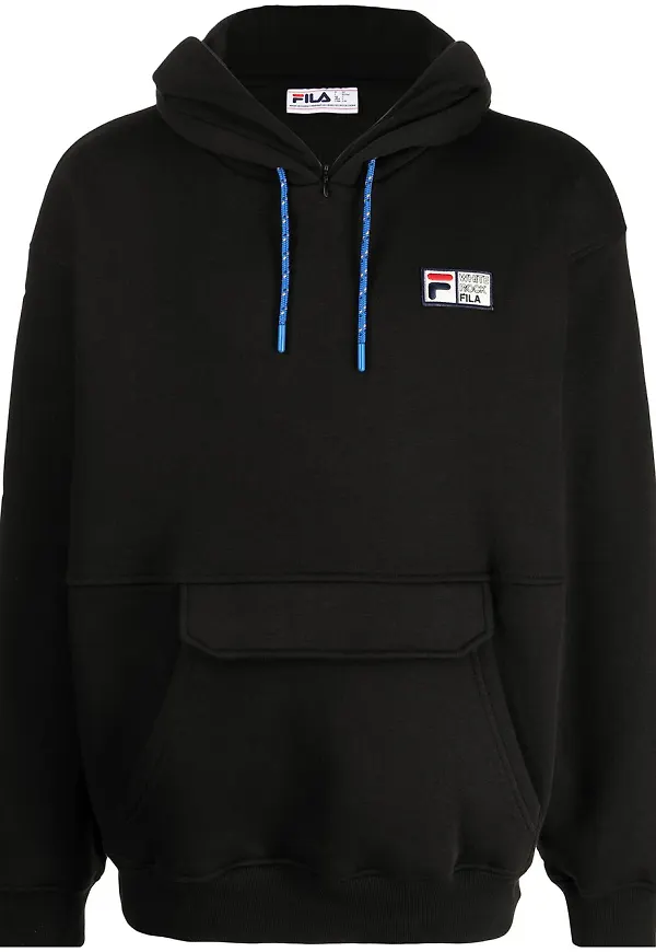 Fila hoodie med logotyp - Svart