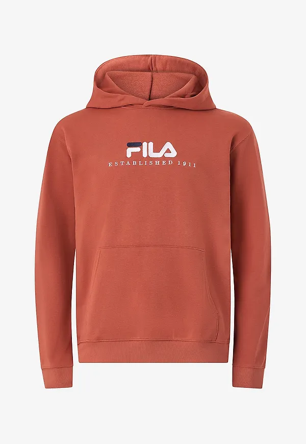 FILA - Huvtröja Valsera Regular Logo Hoodie - Röd