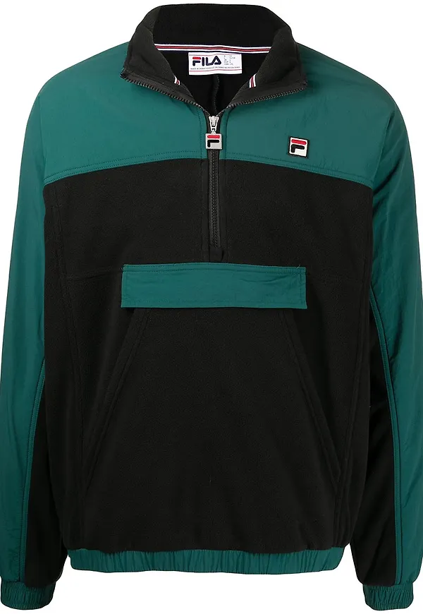 Fila jacka med logotyp - Svart