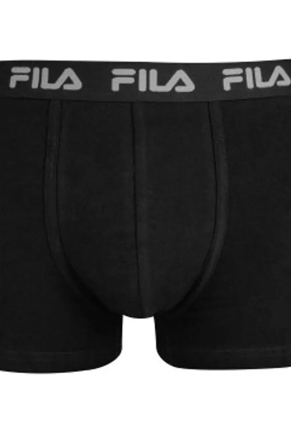 FILA Kalsonger 2P Cotton Boxers Svart bomull Large Herr