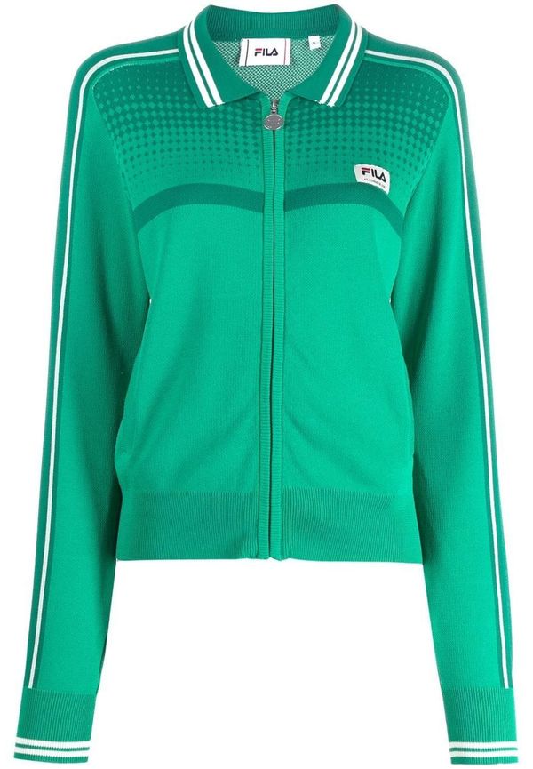 Fila kofta med logotypmärke på bröstet - Grön