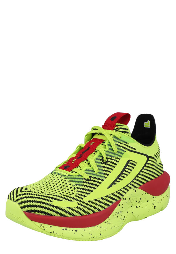 FILA Låg sneaker 'SHOCKET' neongrön / röd / svart