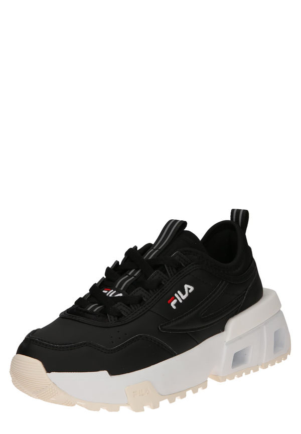 FILA Låg sneaker grå / knallröd / svart / vit