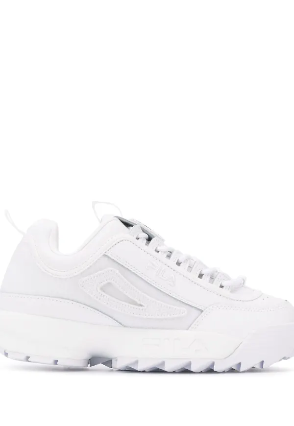 Fila sneakers med perforerad detalj - Vit