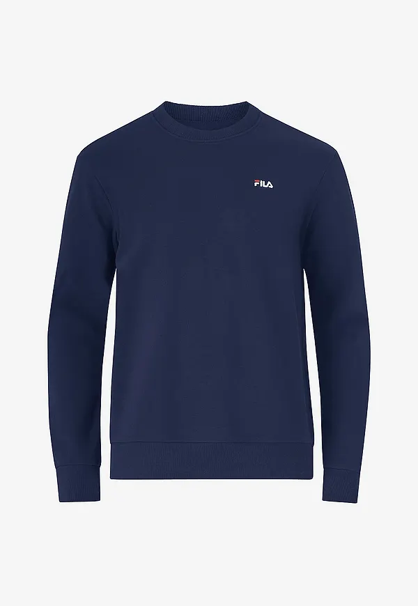 FILA - Sweatshirt Leverano Regular Crew Sweat - Blå