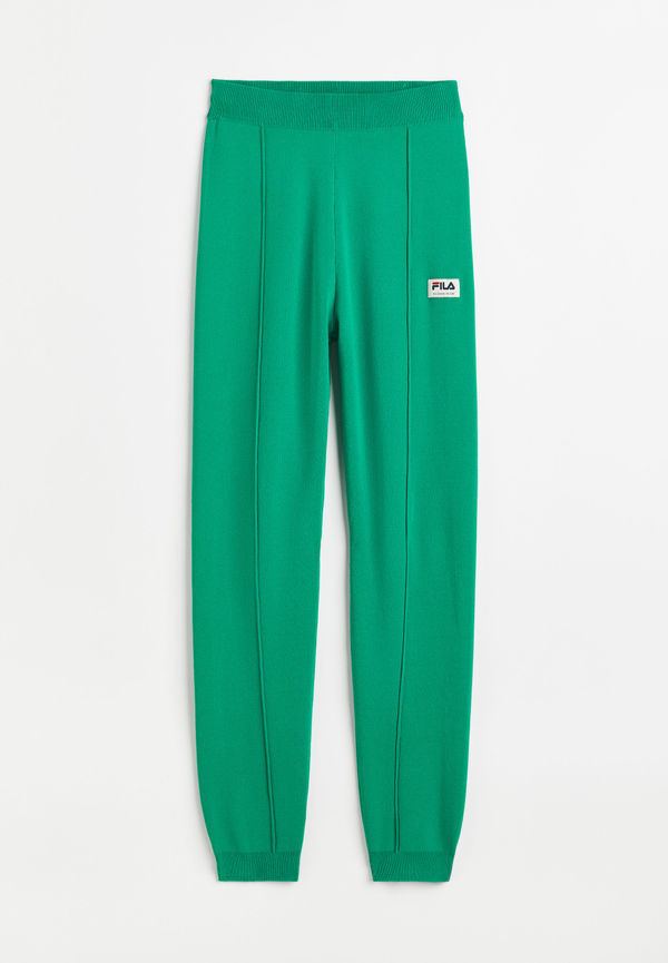 Fila Tarazona Knitted Pants Green, Träningsbyxor i storlek M och färg Grön