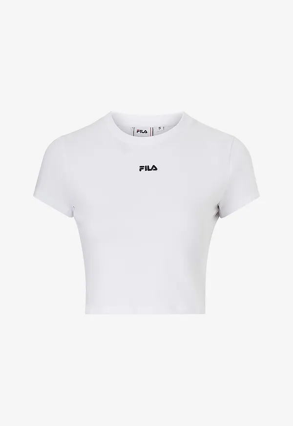FILA - Topp Latina Cropped Tee - Vit