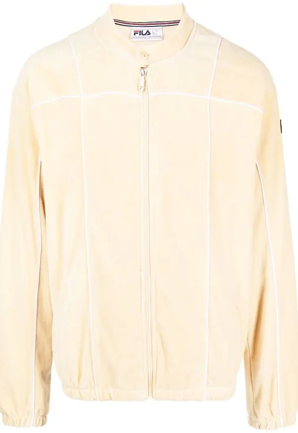 Fila Tusk träningsjacka i velour - Gul