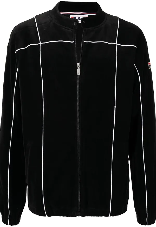 Fila Tusk träningsjacka i velour - Svart