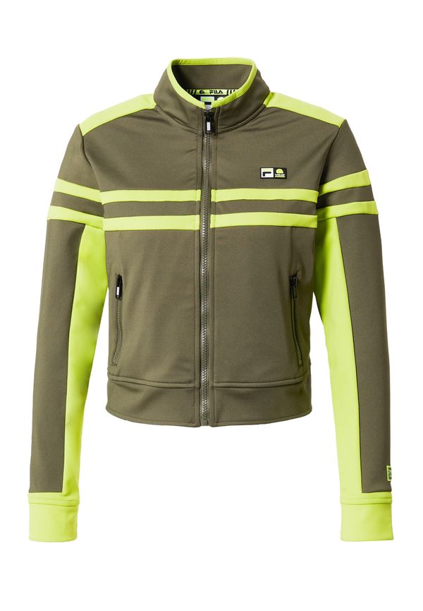 FILA Övergångsjacka limette / oliv