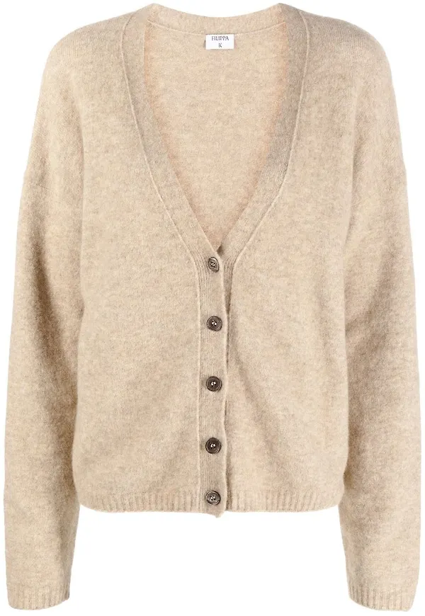 Filippa K Adrienne stickad cardigan - Neutral