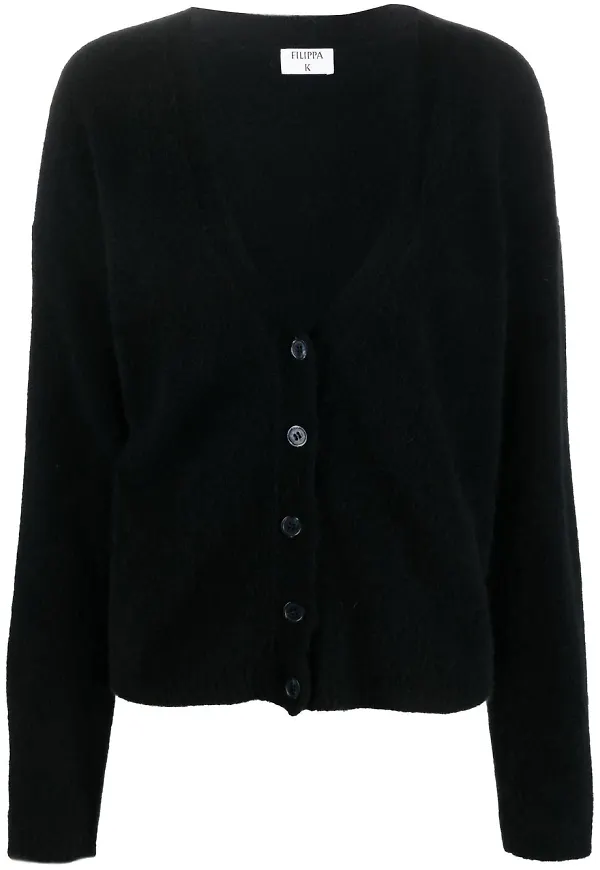 Filippa K Adrienne stickad cardigan - Svart