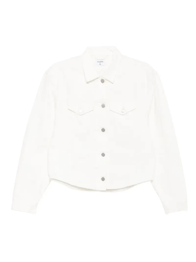 Filippa K jeansjacka - Vit