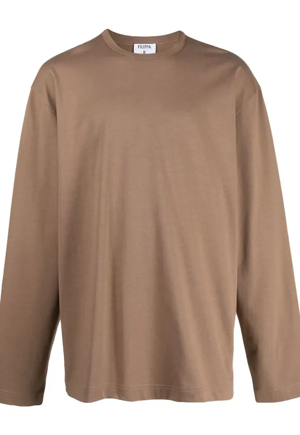Filippa K långärmad t-shirt - Neutral