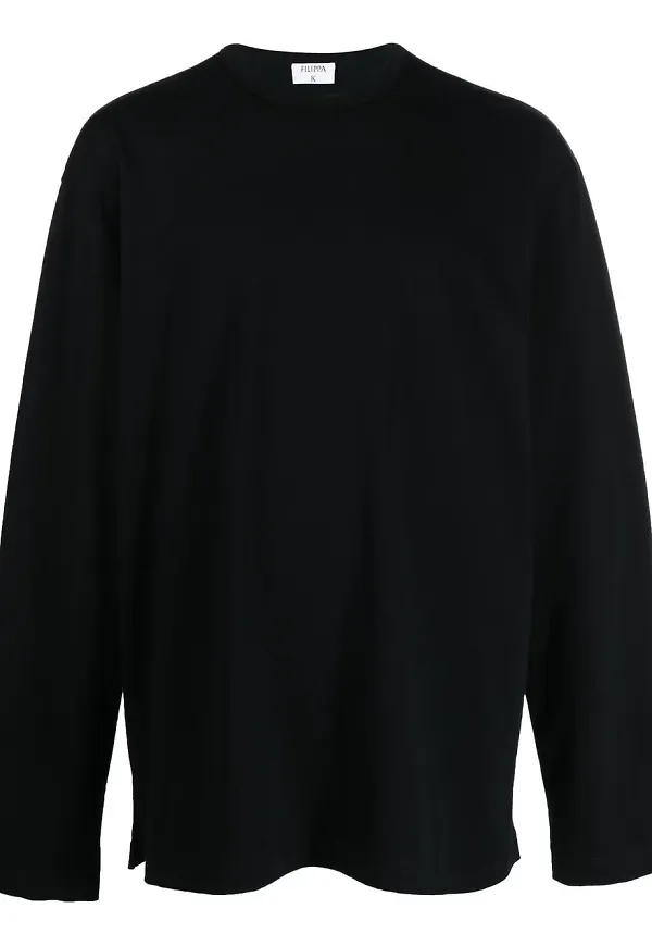 Filippa K långärmad t-shirt - Svart