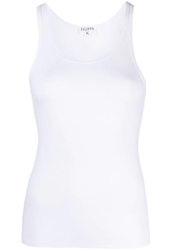 Filippa K ribbstickat linne - Vit