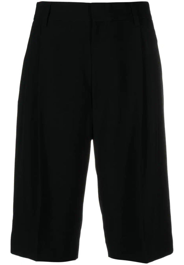 Filippa K skräddade shorts med ledig passform - Svart