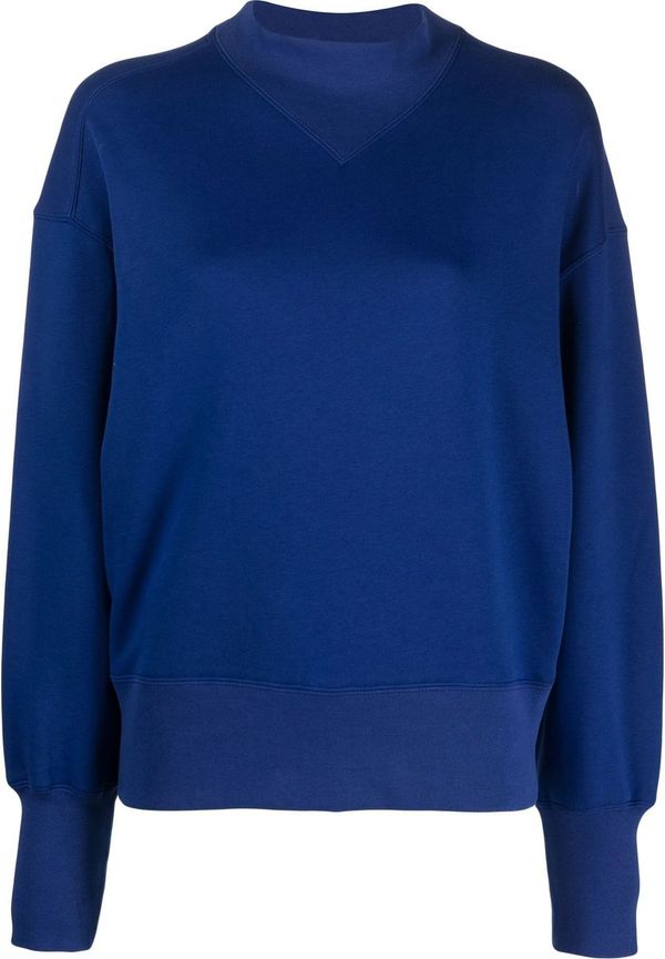 Filippa K sweatshirt med halvpolokrage - Blå