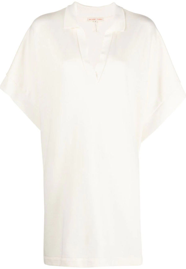 Filippa K v-ringad kortärmad skjorta - Neutral