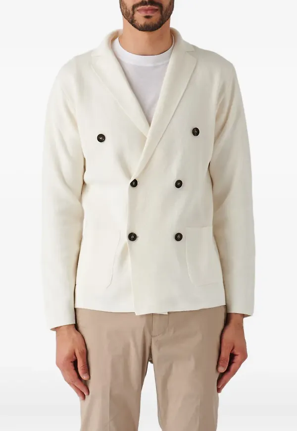 Filippo De Laurentiis dubbelknäppt blazer - Vit