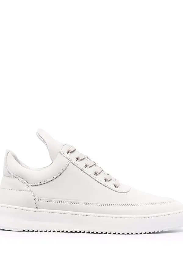 Filling Pieces höga sneakers - Vit
