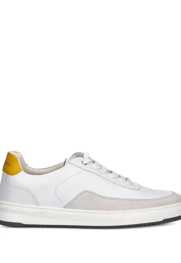 Filling Pieces Mondo Squash lädersneakers - Vit
