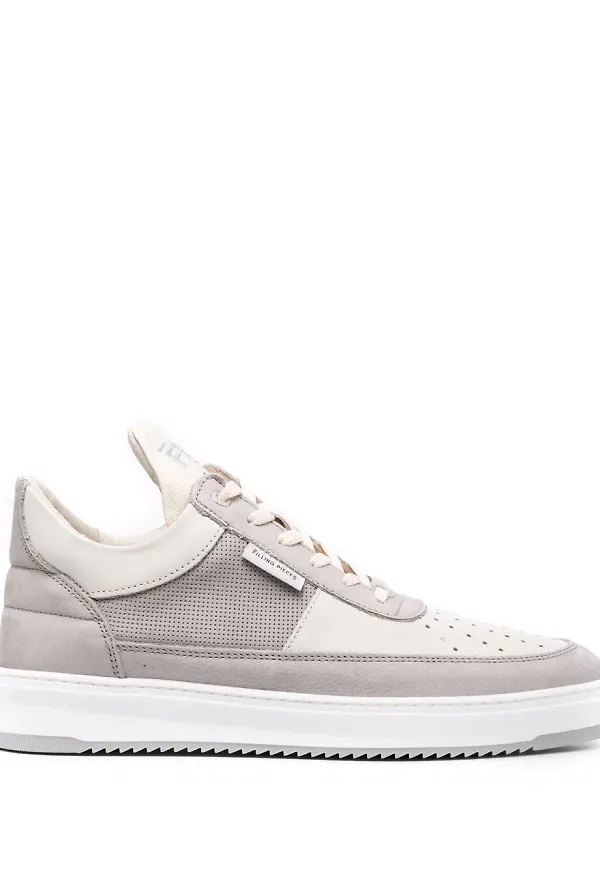 Filling Pieces sneakers med panel - Grå
