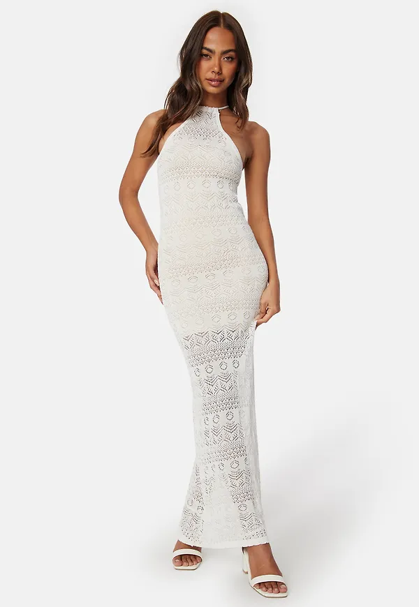 Fine Knitted Crochet Dress