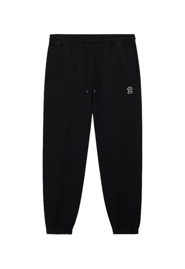 FINGERCROXX mjukisbyxor med elastisk mudd - Svart