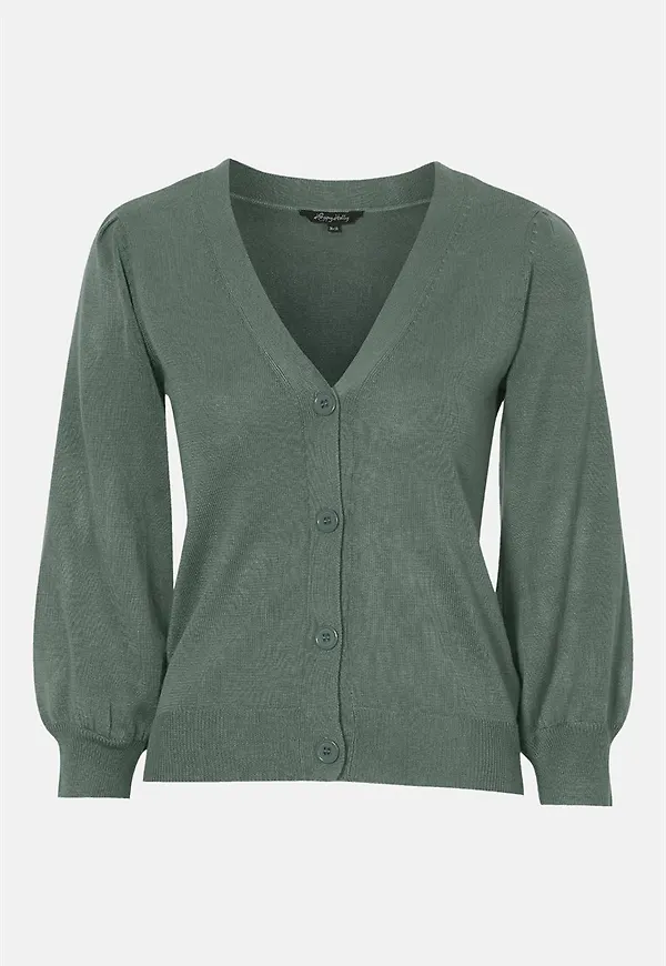 Finstickad cardigan Nova