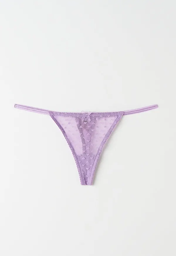 Fiona lace thong
