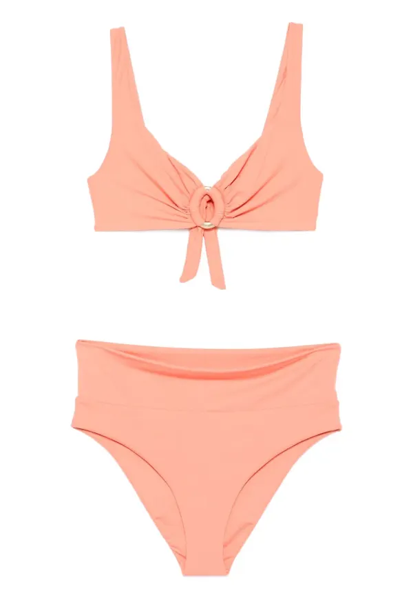 Fisico bikini med ringdetalj - Rosa