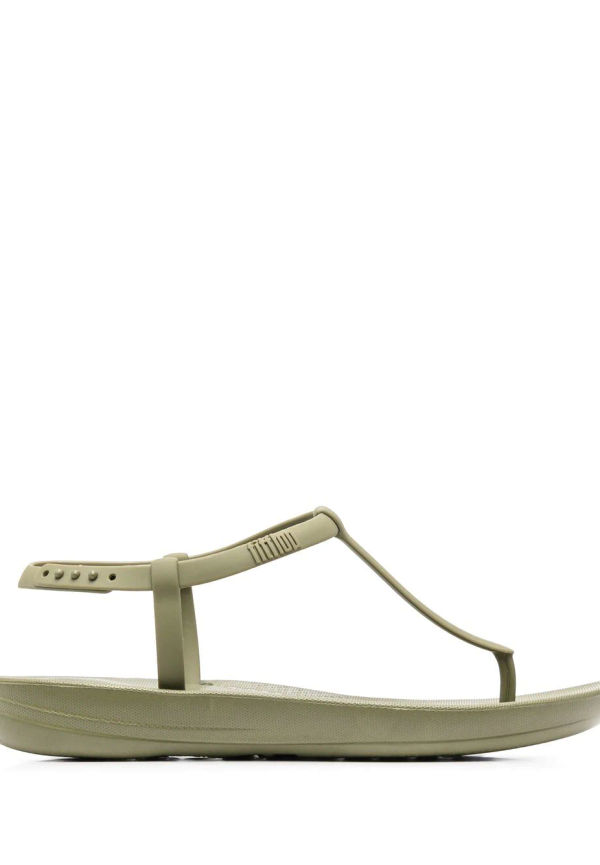 FitFlop sandaler med t-rem och spänne - Grön