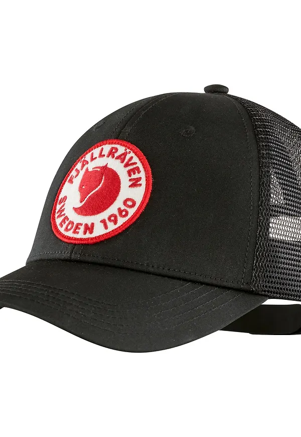 Fjällräven 1960 Logo Långtradarkeps Black