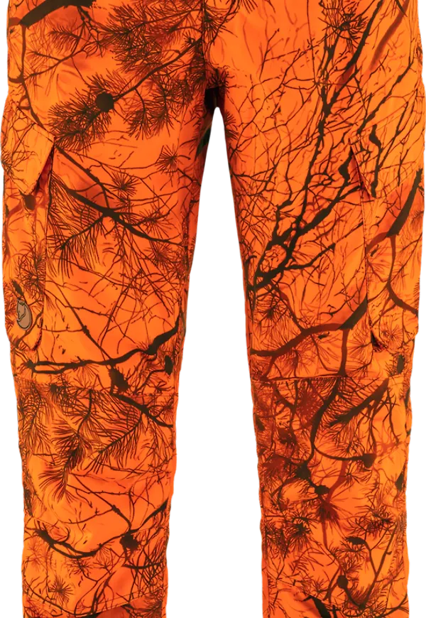 Fjällräven Men's Brenner Pro Winter Trousers Orange Multi Camo